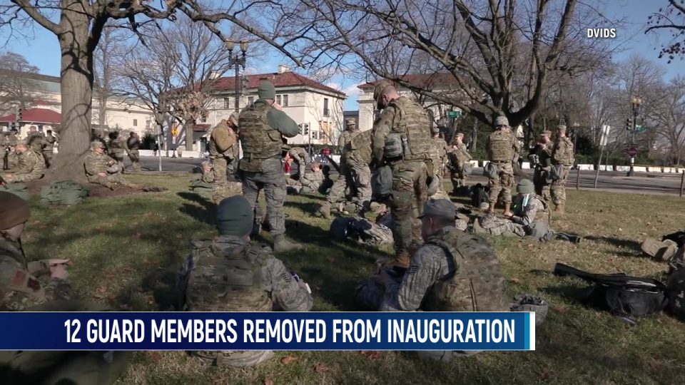 12 Guardsmen Removed Before Inauguration May not Have Ties with Extremist Groups