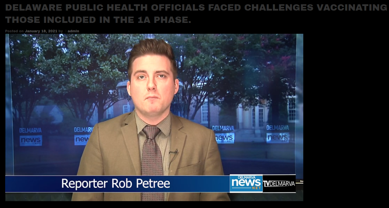 Delaware Public Health Officials Faced Challenges Vaccinating Those Included In The 1A Phase.