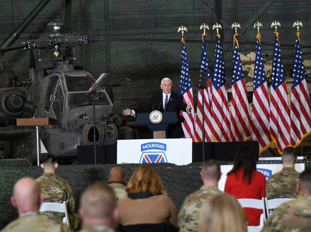 Vice President Pence returns to Fort Drum with Message of Thanks to Service Members