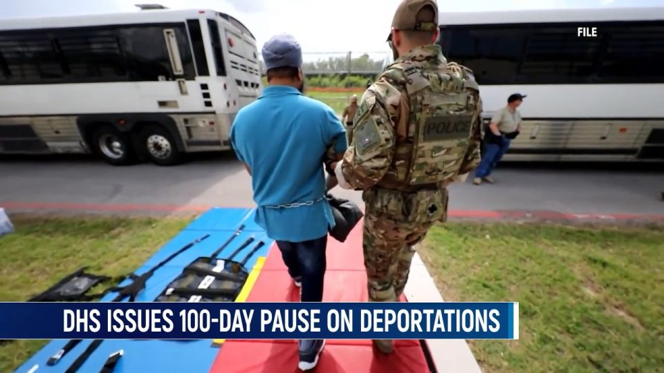 DHS Issues 100 Day Deportation Pause