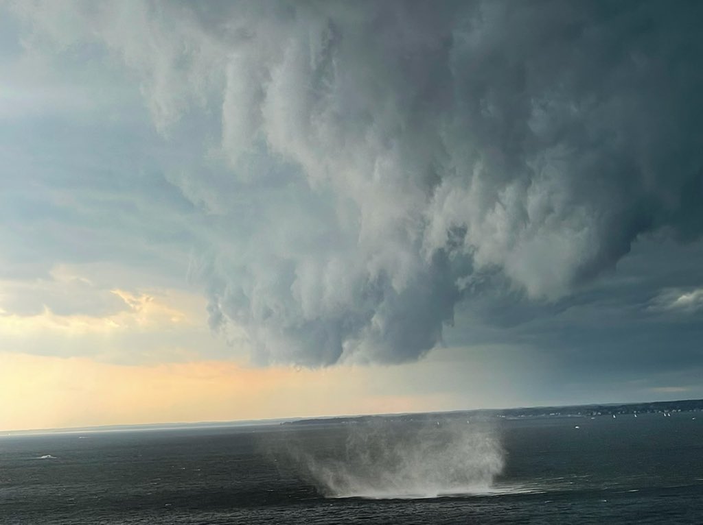 Waterspouts On The Chesapeake Bay On Saturday 10/16/2021