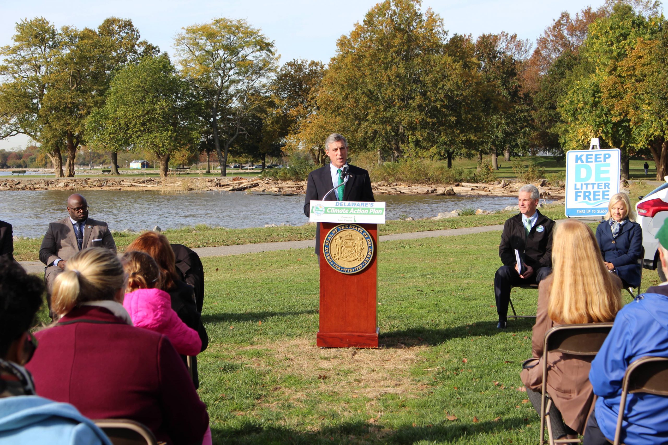 Governor Carney announces plan to combat climate change in Delaware