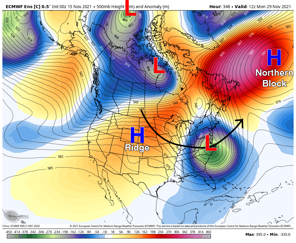 Stormy End To The Month Going Into The Thanksgiving Holiday