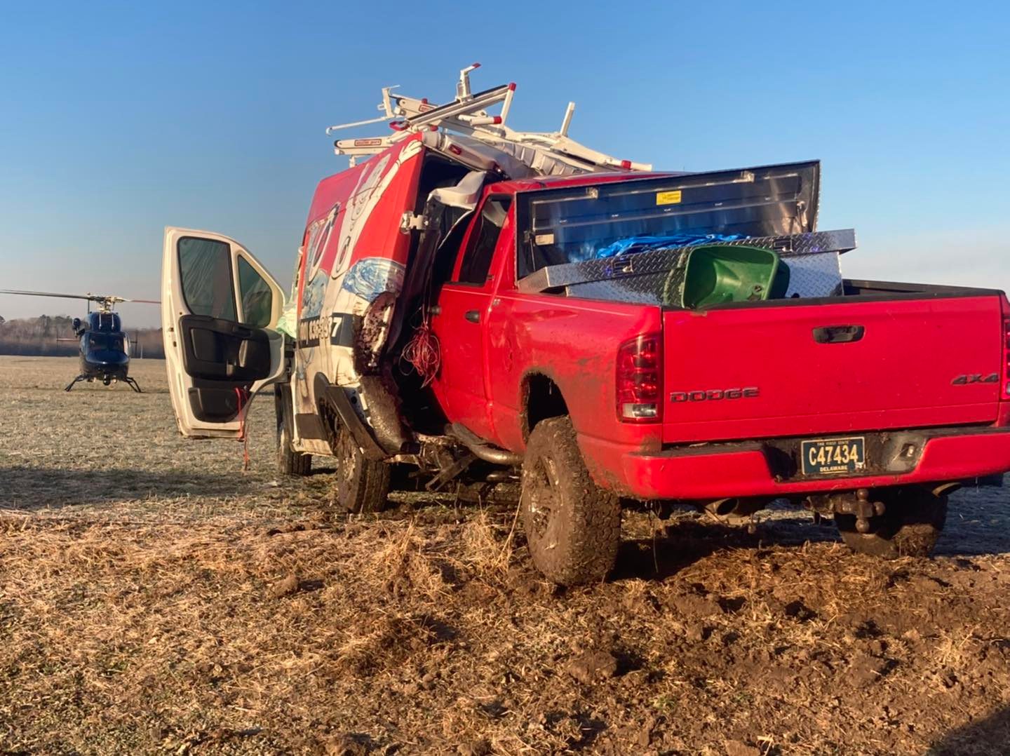 Police chase results in serious crash near Ellendale