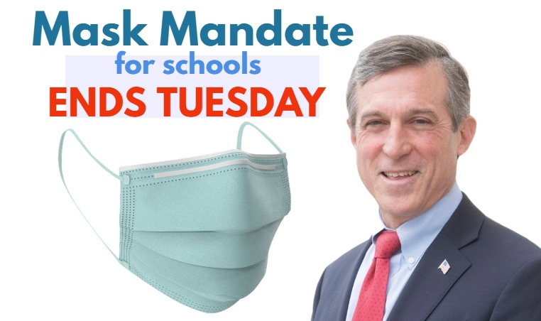 BREAKING NEWS | Governor to lift school mask mandate on Tuesday
