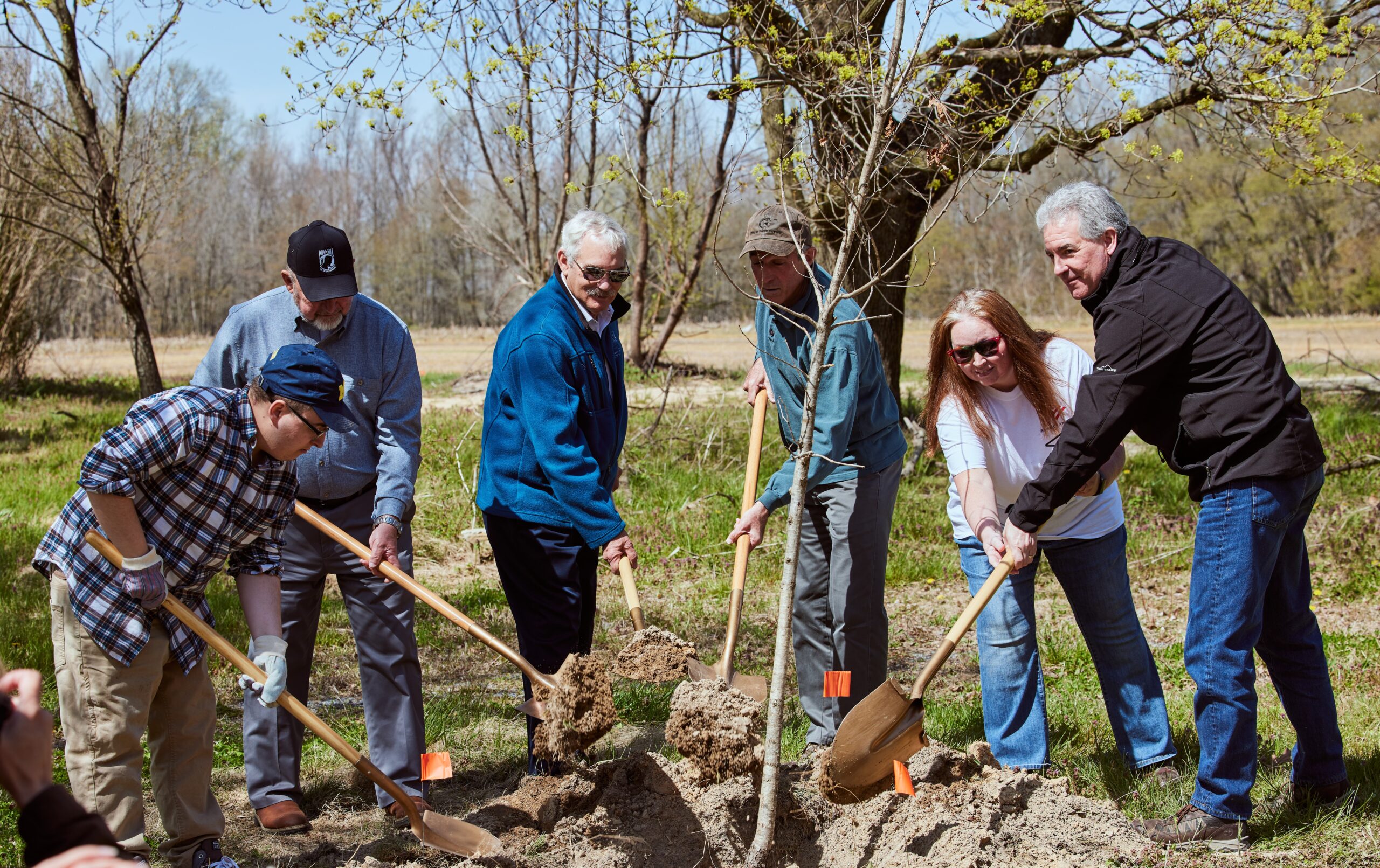 Governor Carney kicks off tree-planting initiative in Felton