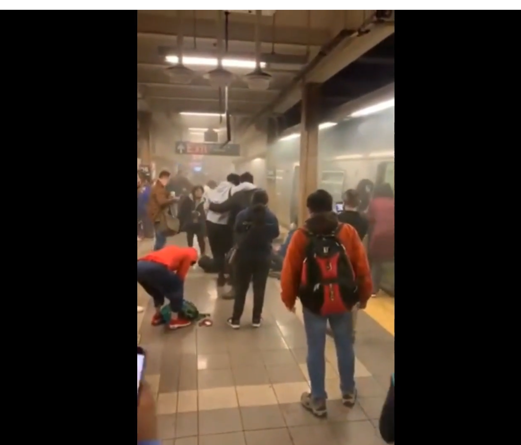 Massive manhunt underway in New York after attack on subway