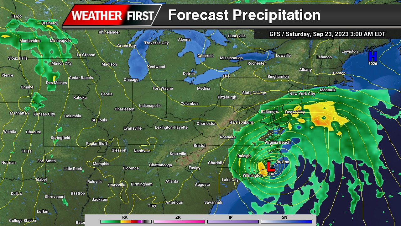 *** Hybrid Storm Expected This Weekend / Wednesday Update ***