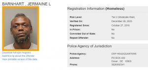 Homeless Sex Offender Notification