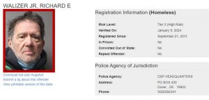 Homeless Sex Offender Notification