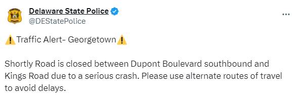 *Update – Victim Identified* State Police Investigating Two-Vehicle Fatal Crash in Georgetown
