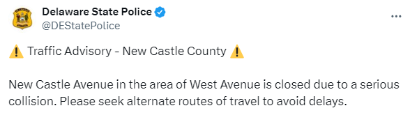 *Update – Victim Identified* State Police Investigating Fatal Pedestrian Crash in New Castle