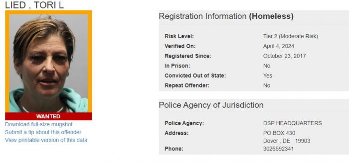 Delaware State Police S.O.A.R. Searching for Wanted Sex Offenders
