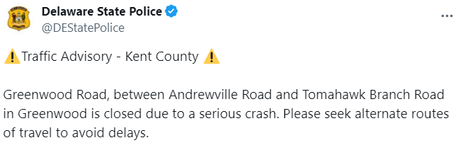 State Police Investigating Single-Vehicle Fatal Crash in Greenwood