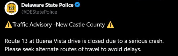State Police Investigate Fatal Pedestrian Crash in New Castle