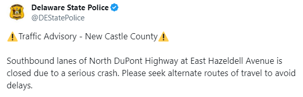 State Police Investigating Fatal Pedestrian Crash in New Castle