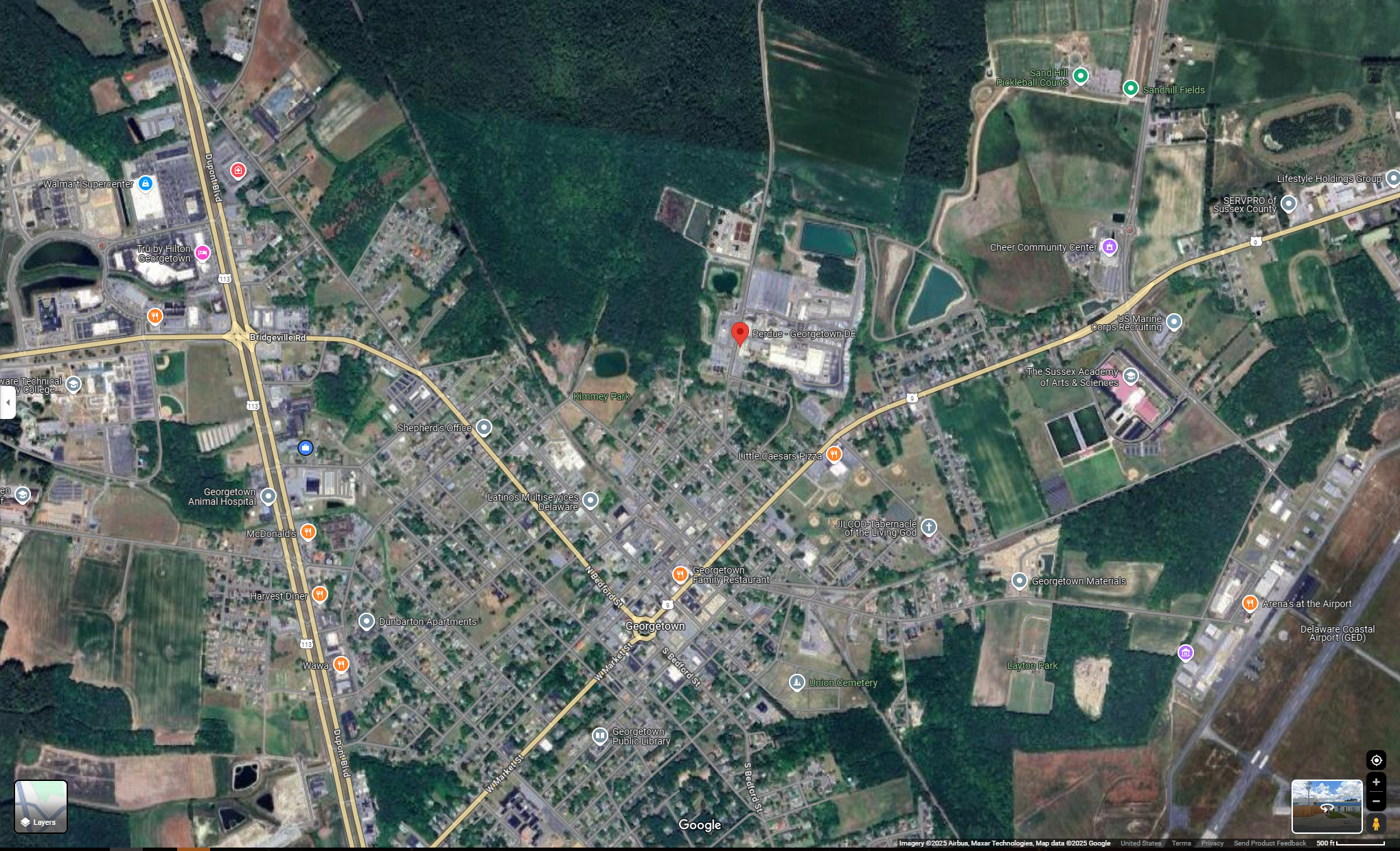 Crews On Scene Of A Chemical Leak At Purdue Farms Processing Plant in Georgetown, DE