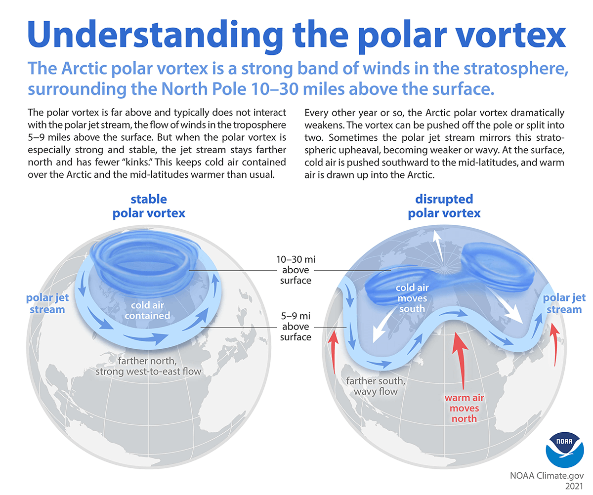 Major Changes Ahead: Stratospheric Polar Vortex Split Could Bring An Active Winter Pattern Back to the U.S. Mid Month