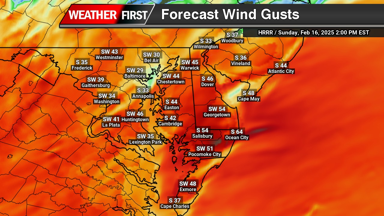 High Wind Warning Issued For All Of The Mid-Atlantic: What You Need to Know