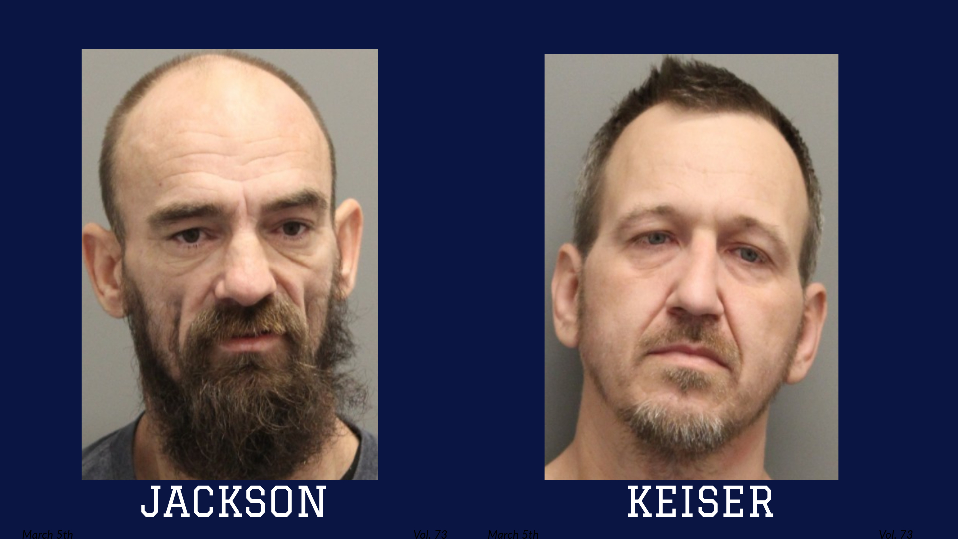 State Police Detectives Arrest Two Men for Thefts in Kent County