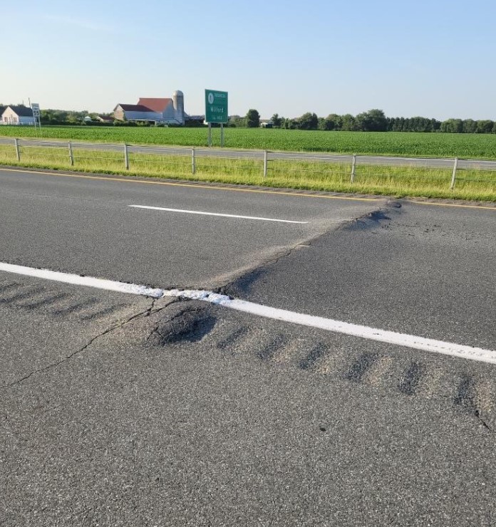 Sussex County Roads Suffer Heat-Related Damage; DelDOT Moves Quickly to Respond