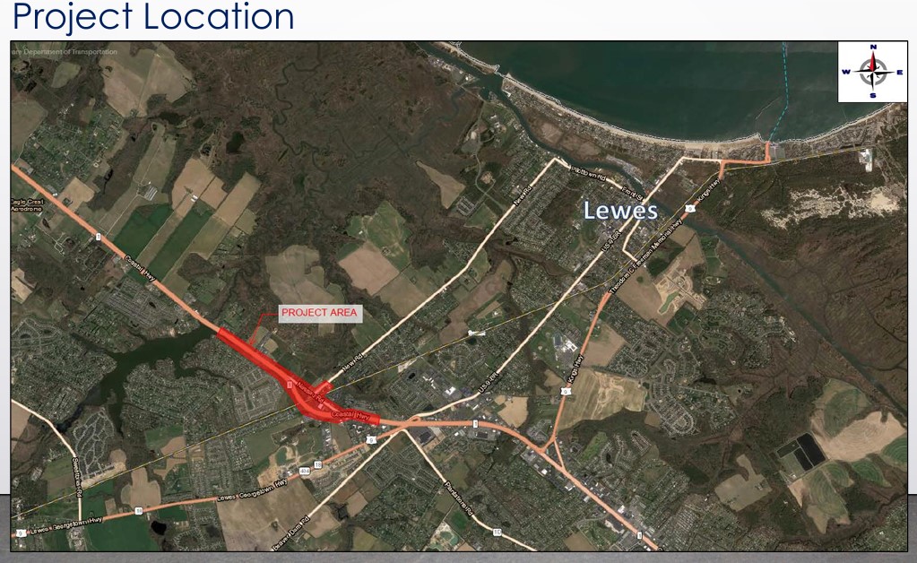 Traffic Shift Set for Route 1 in Lewes as Roadwork Begins July 28