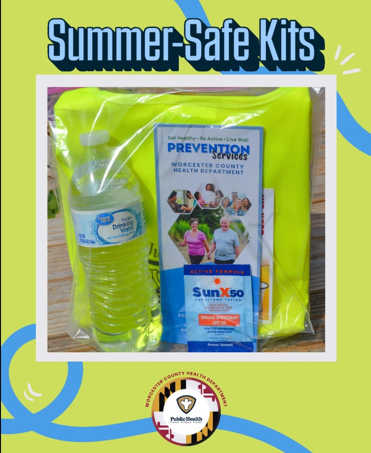 Worcester County Offers Free Summer Kits to Help Residents Manage Heat Risks