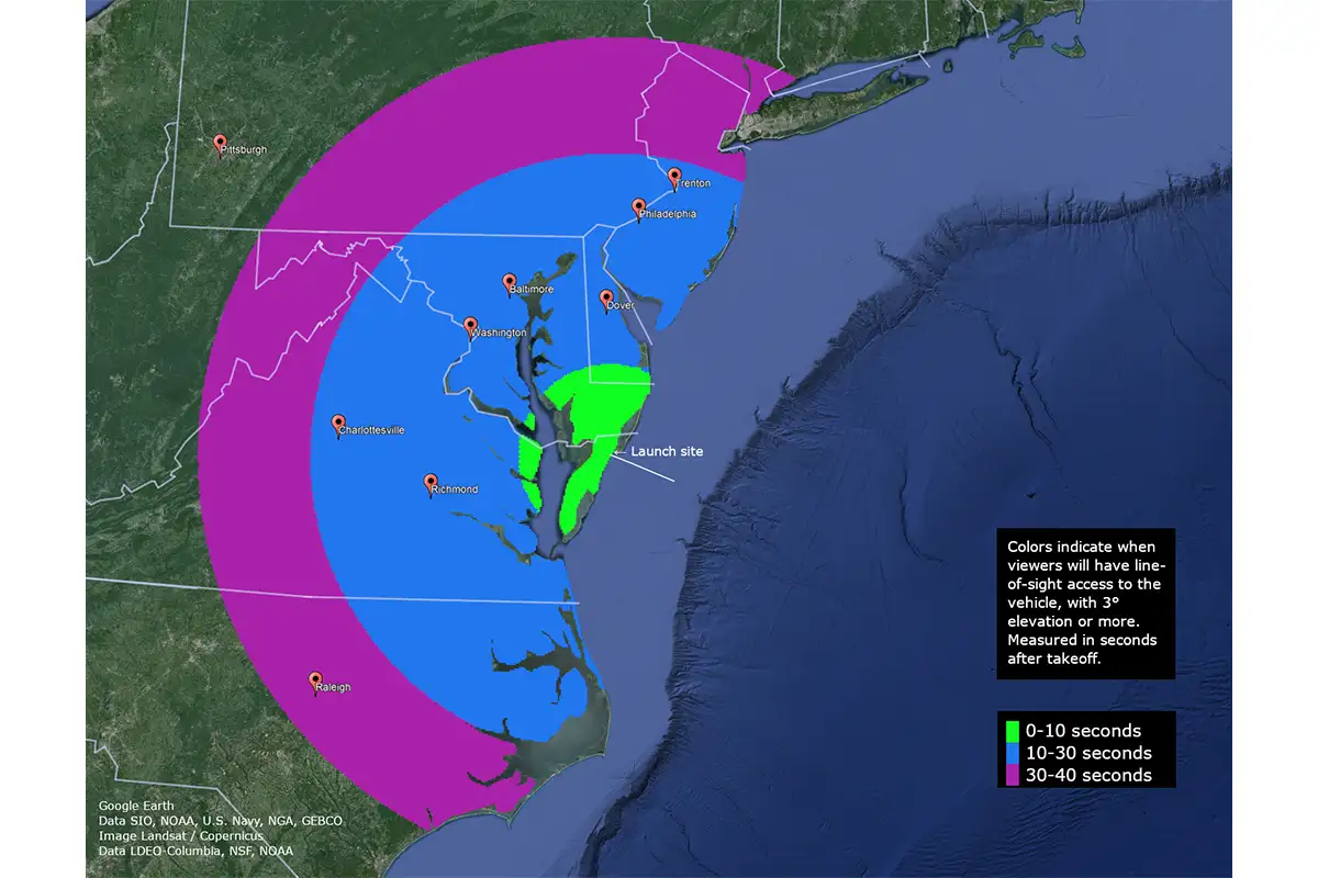 Tonight: NASA’s TOMEX+ Mission Could Light Up Delmarva Skies