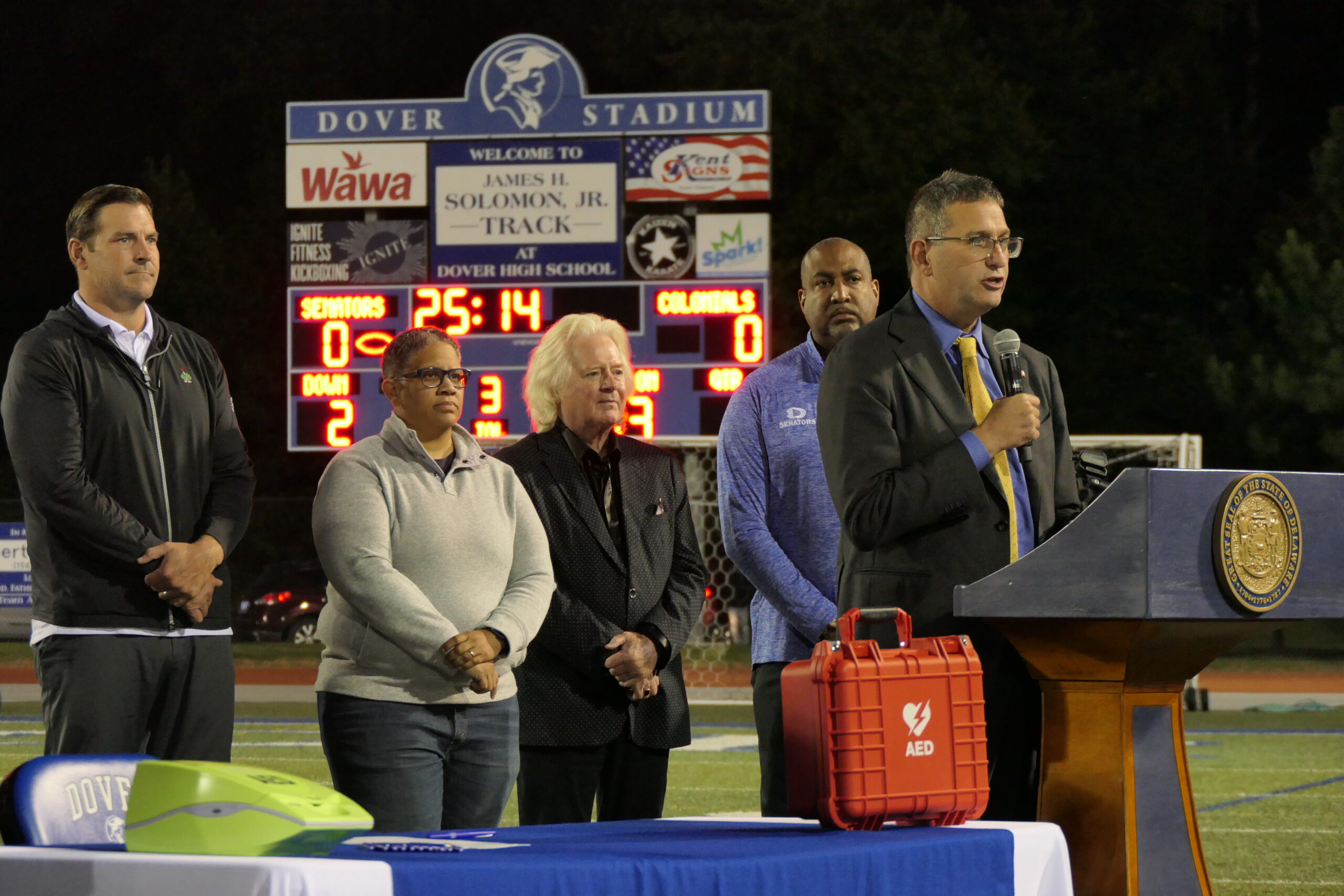 Governor Meyer Signs Bill Requiring CPR and AED Training for Delaware Coaches