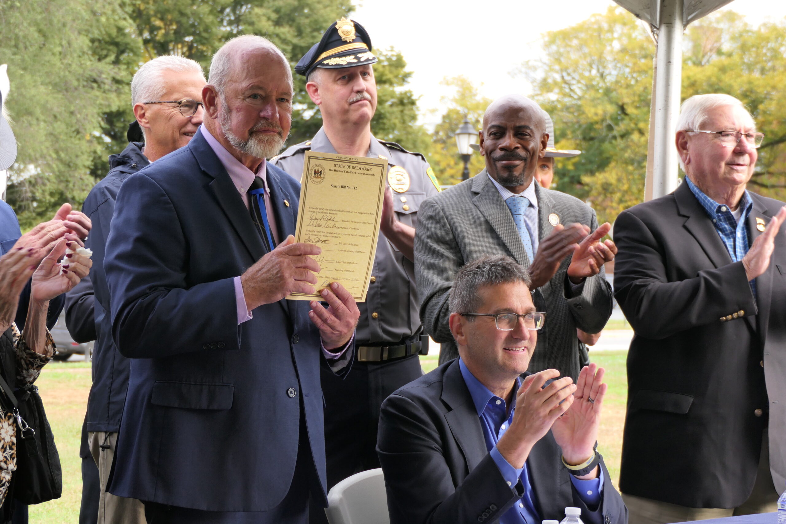 Governor Meyer ceremonially signs bills strengthening public safety and supporting law enforcement