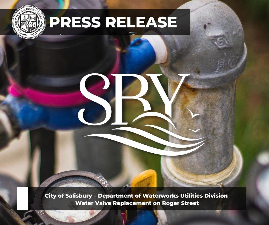 Water Valve Replacement to Close Part of Roger Street in Salisbury