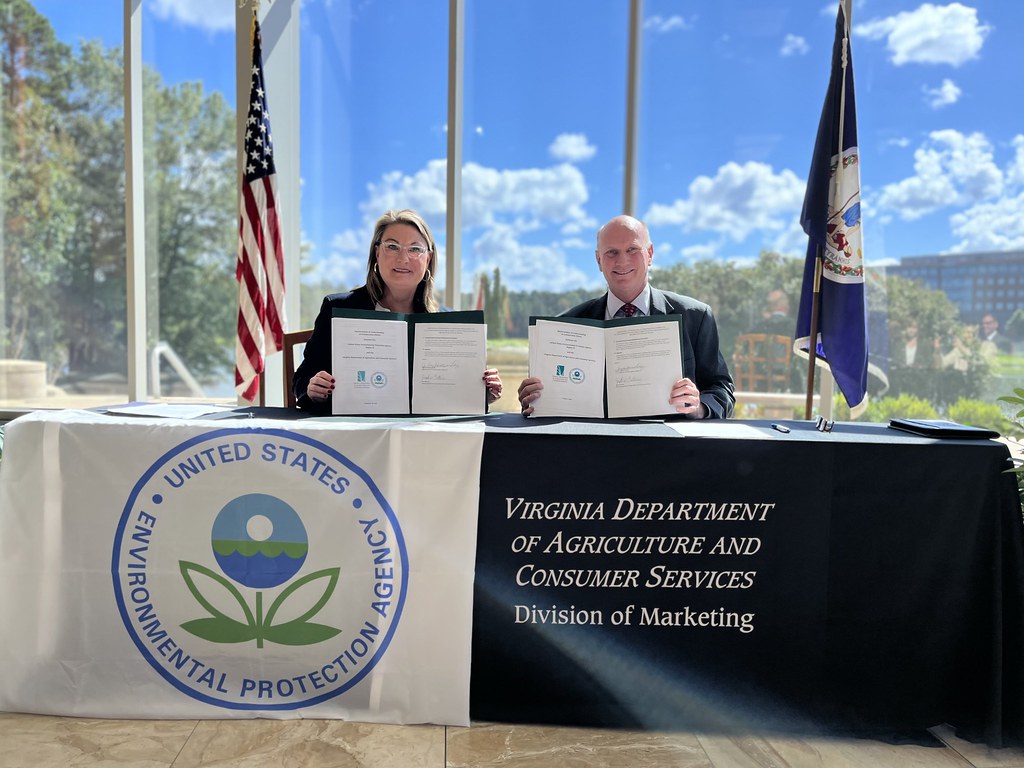 EPA and Virginia Department of Agriculture and Consumer Services Join Forces to Support Virginia Farmers and the Environment