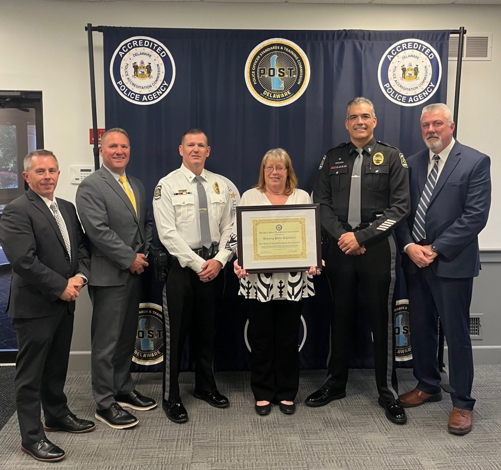 Four Delaware Police Departments Achieve State Accreditation