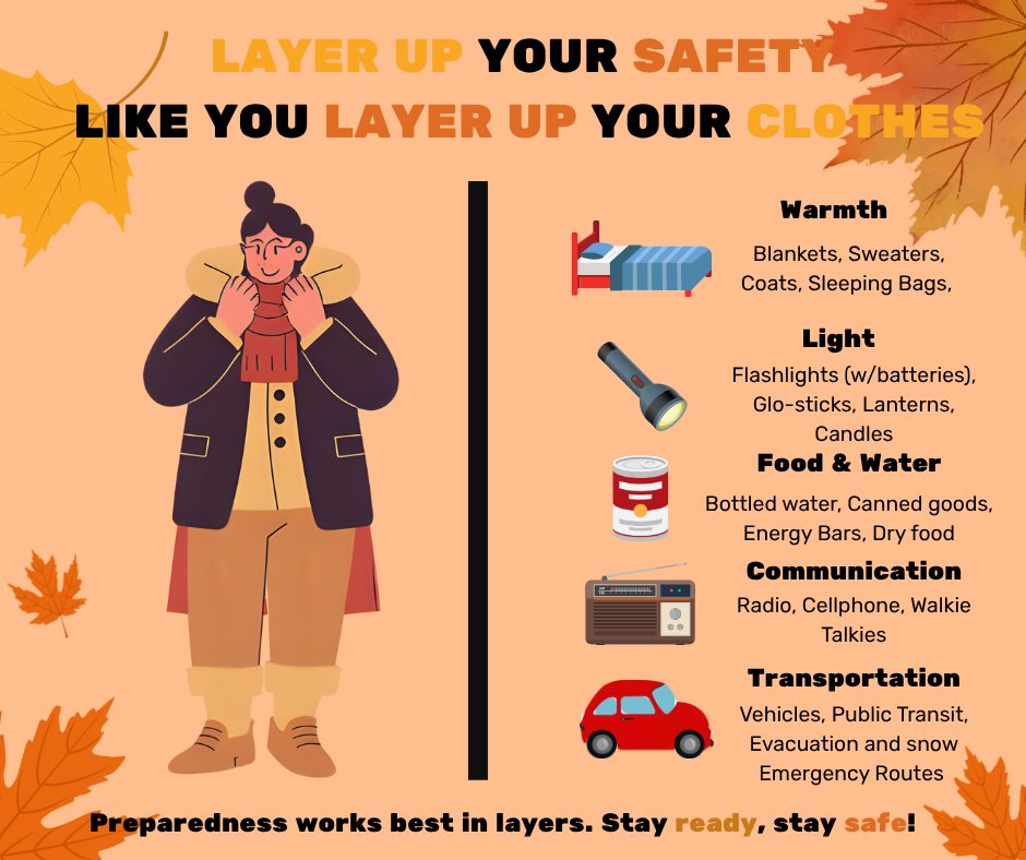 DEMA REMINDS DELAWARE RESIDENTS TO UPDATE EMERGENCY KITS FOR COLDER WEATHER