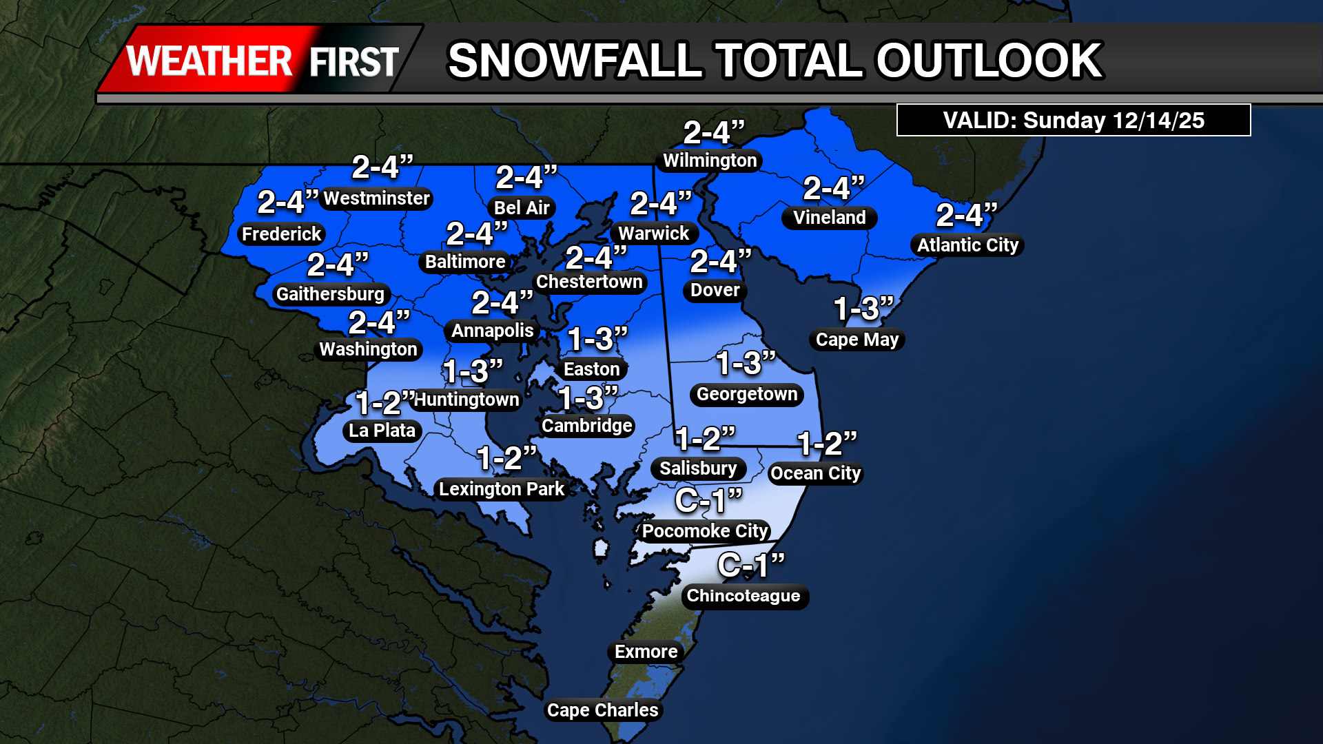 Accumulating Snow On The Way For Sunday; Followed By Arctic Blast