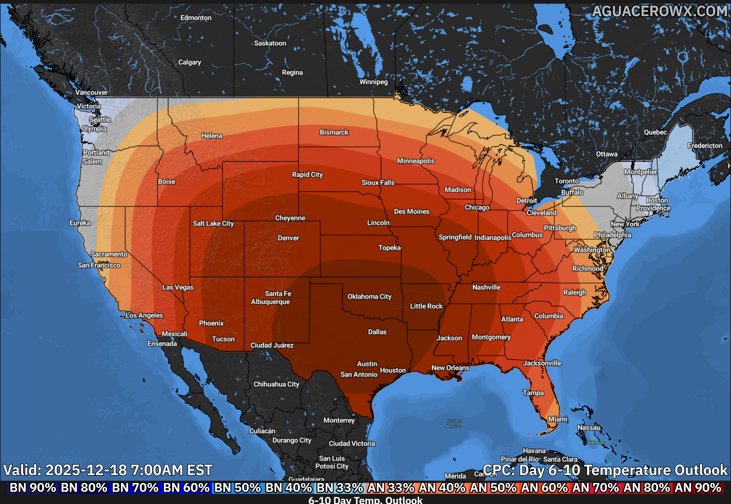 Nationwide Warm-Up Expected Through Christmas