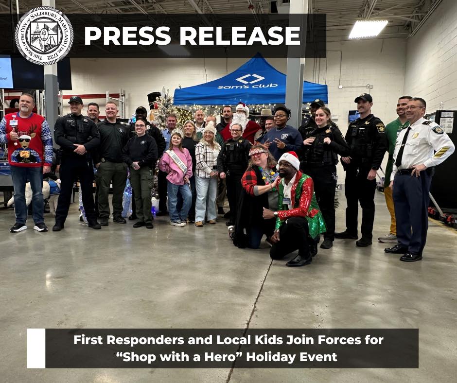 SHOP WITH A HERO EVENT BRINGS HOLIDAY SUPPORT TO SALISBURY CHILDREN