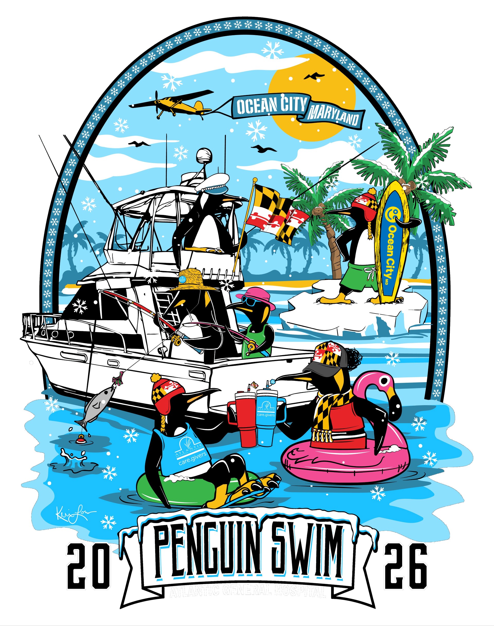 ATLANTIC GENERAL HOSPITAL FOUNDATION HOSTING 32ND ANNUAL PENGUIN SWIM ON JAN. 1