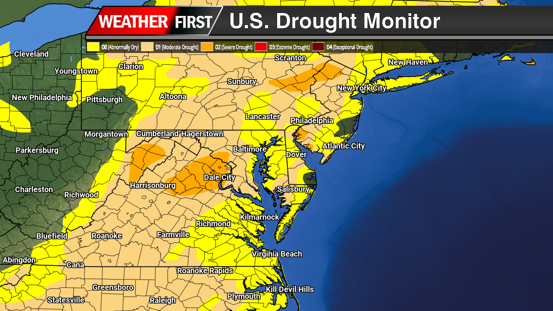 Drought Conditions Continue to Worsen Across Delmarva