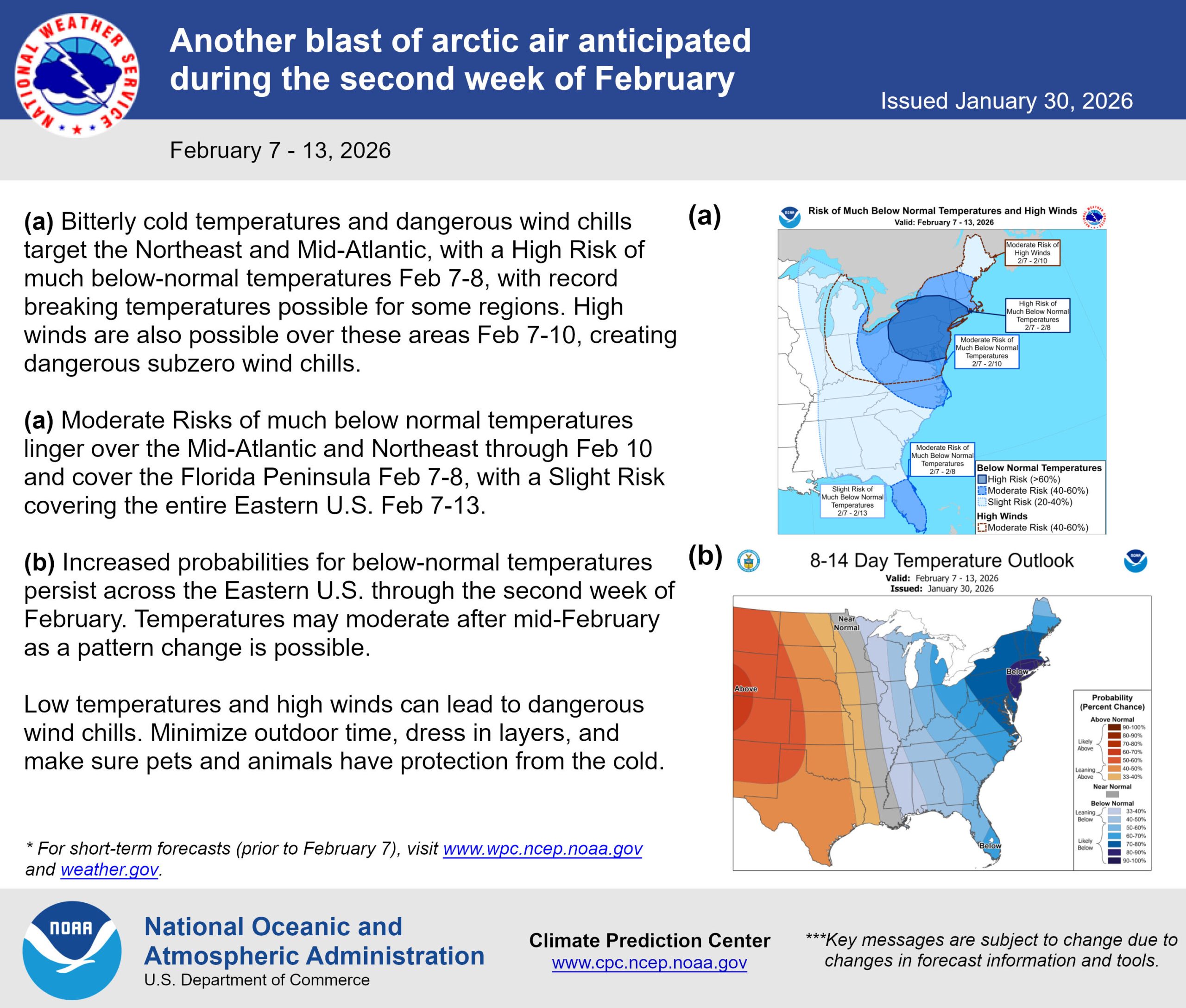 Another Arctic Blast Poised to Impact Delmarva and the Mid-Atlantic in Early February