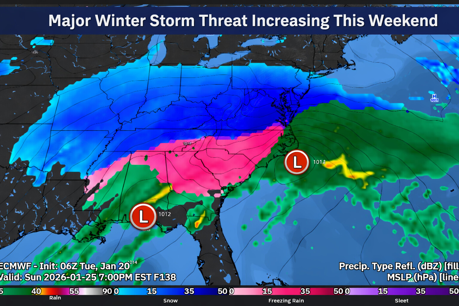 Growing Threat of Significant Winter Storm for Delmarva This Weekend