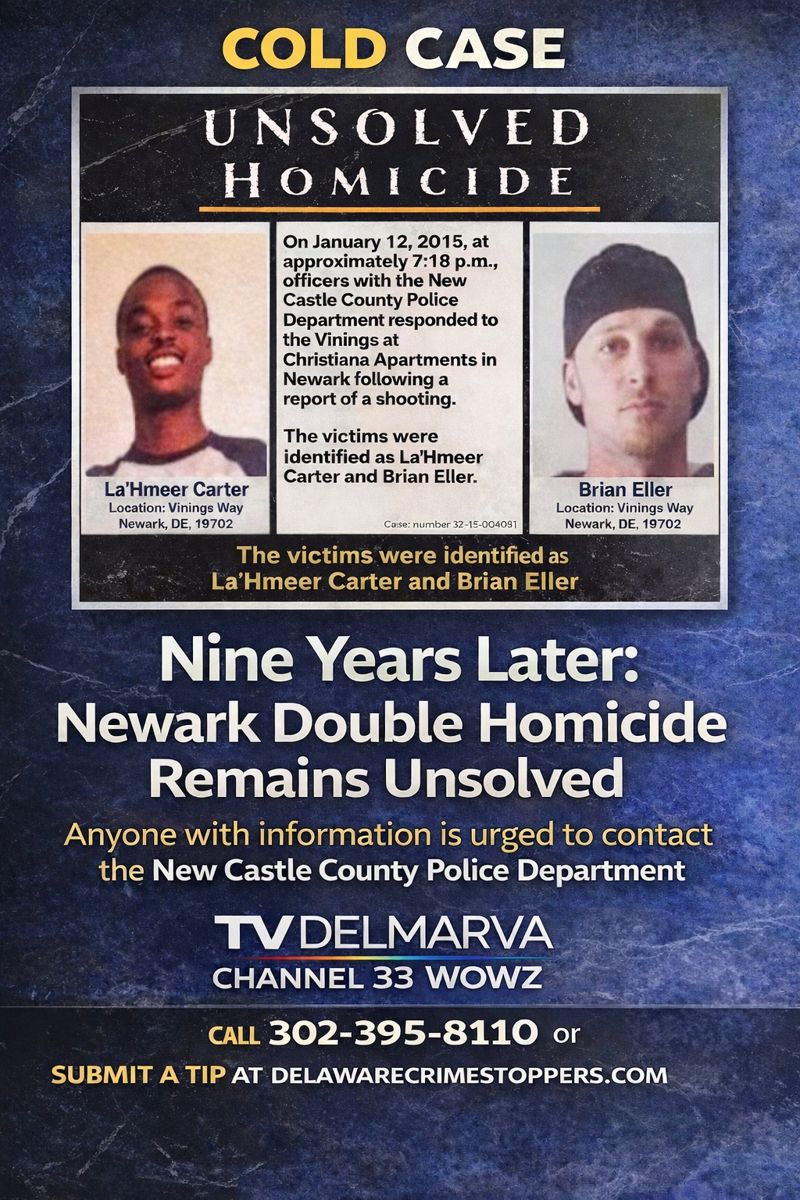 Newark Double Murder from 2015 Remains Unsolved, Police Seek New Leads