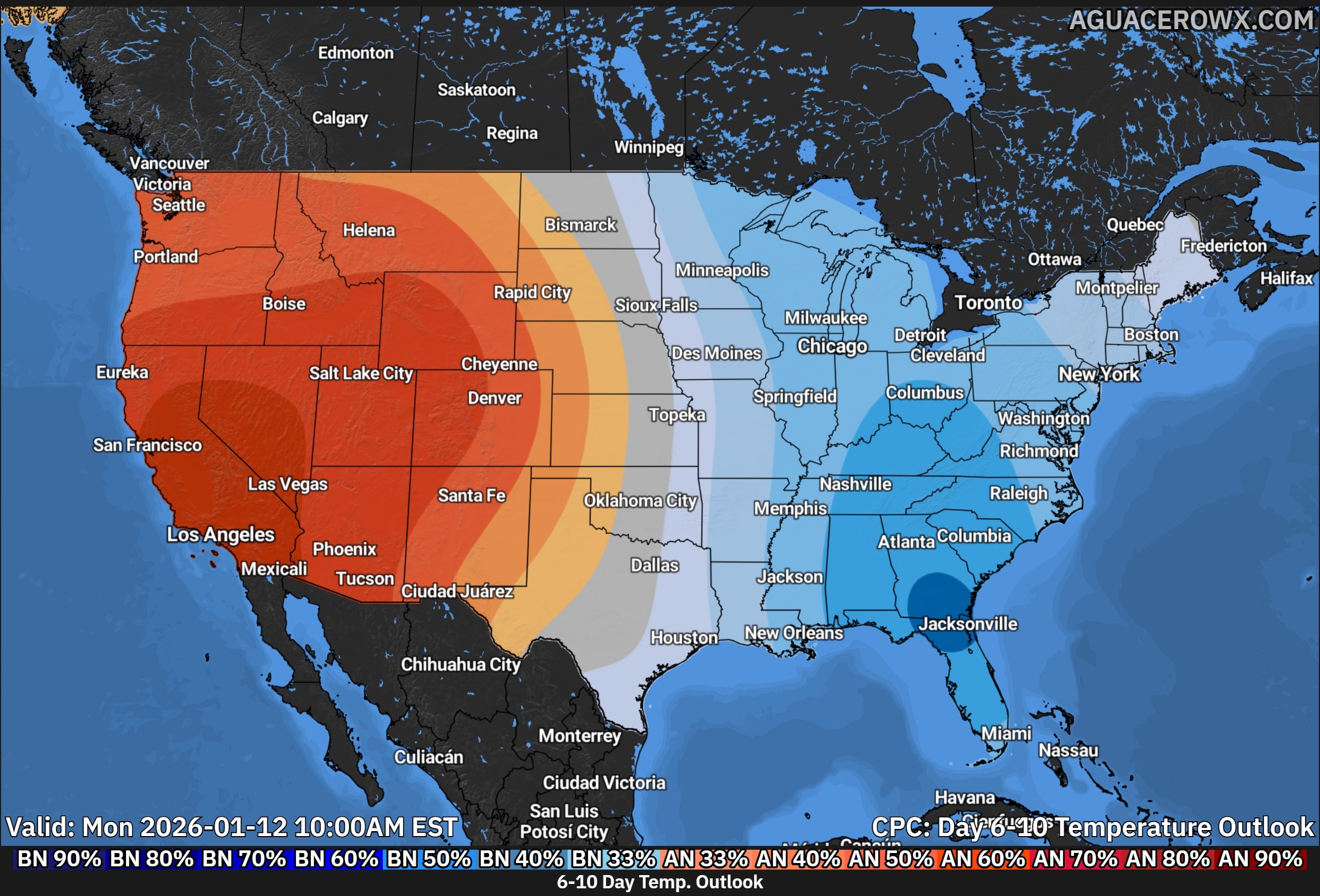 Colder Pattern Looks to Take Hold Across the Eastern U.S. Through Late January