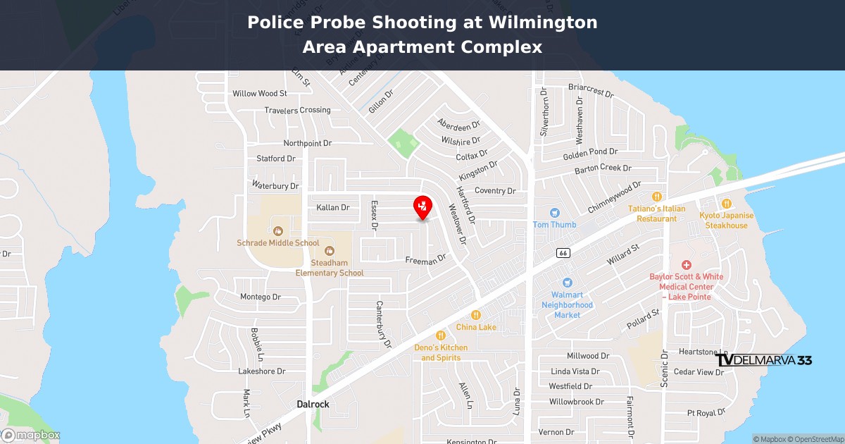 Police Probe Shooting at Wilmington Area Apartment Complex
