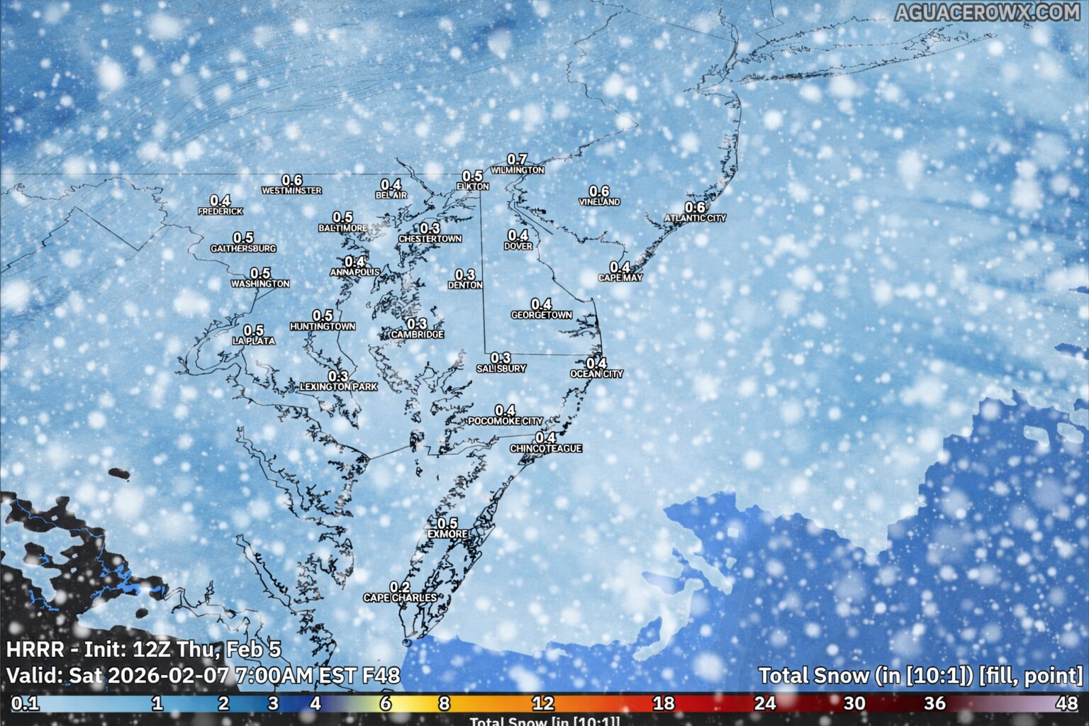 Arctic Front to Bring Snow Showers and Possible Squalls to Delmarva Late Friday Night