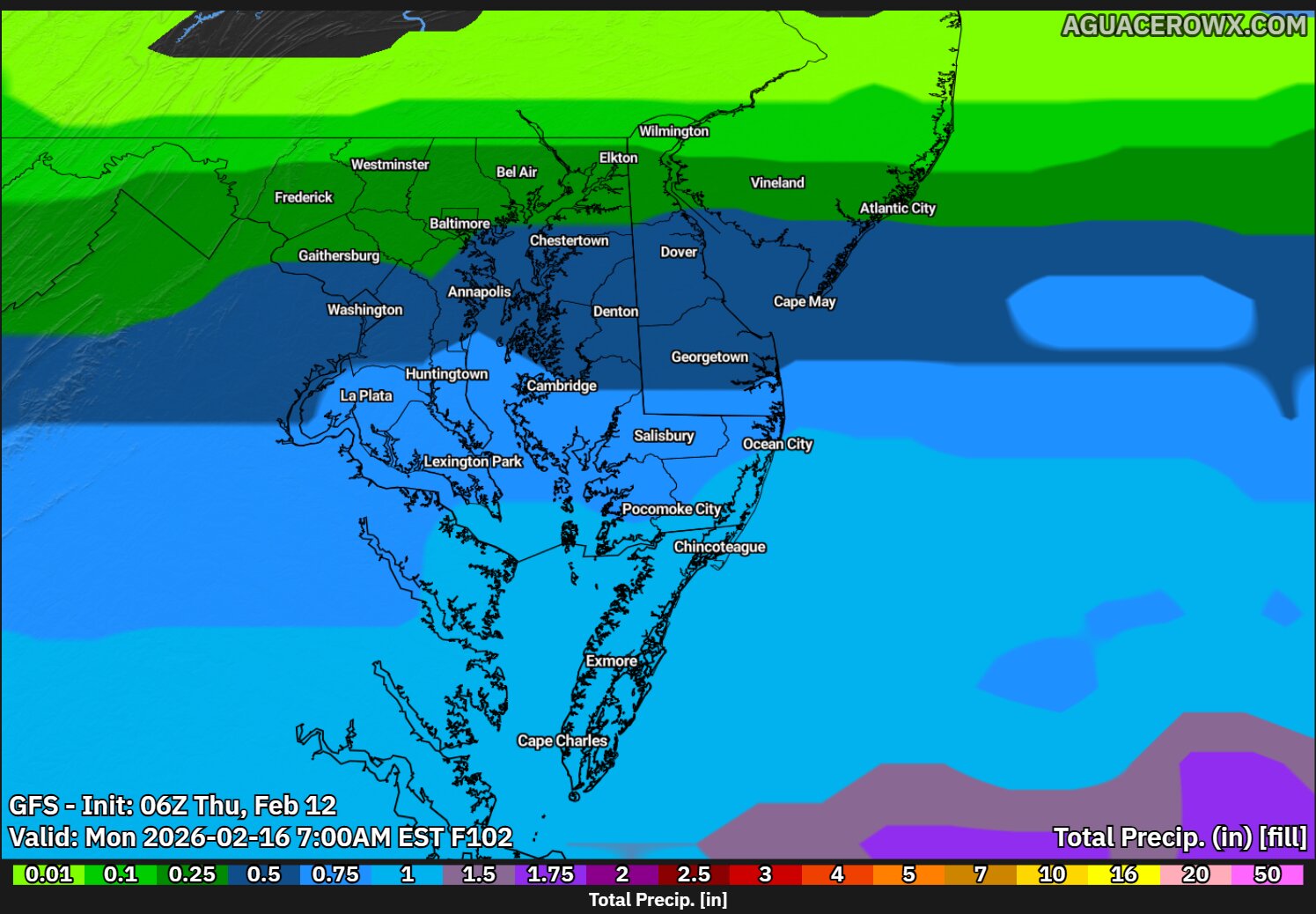 Low Pressure System to Bring Rain Chances to Delmarva Late Sunday into Monday