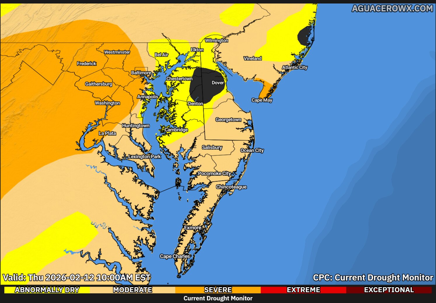 Drought Conditions Persist Across the Mid-Atlantic