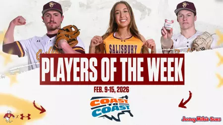 Three Salisbury University Athletes Earn Weekly Conference Recognition