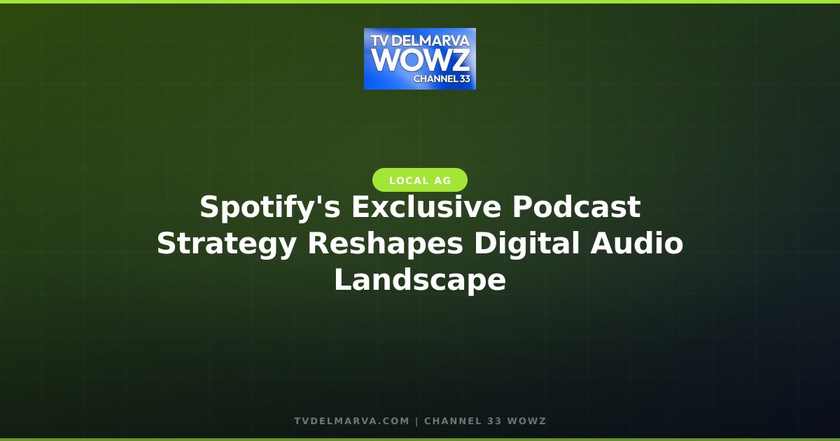 Spotify’s Exclusive Podcast Strategy Reshapes Digital Audio Landscape