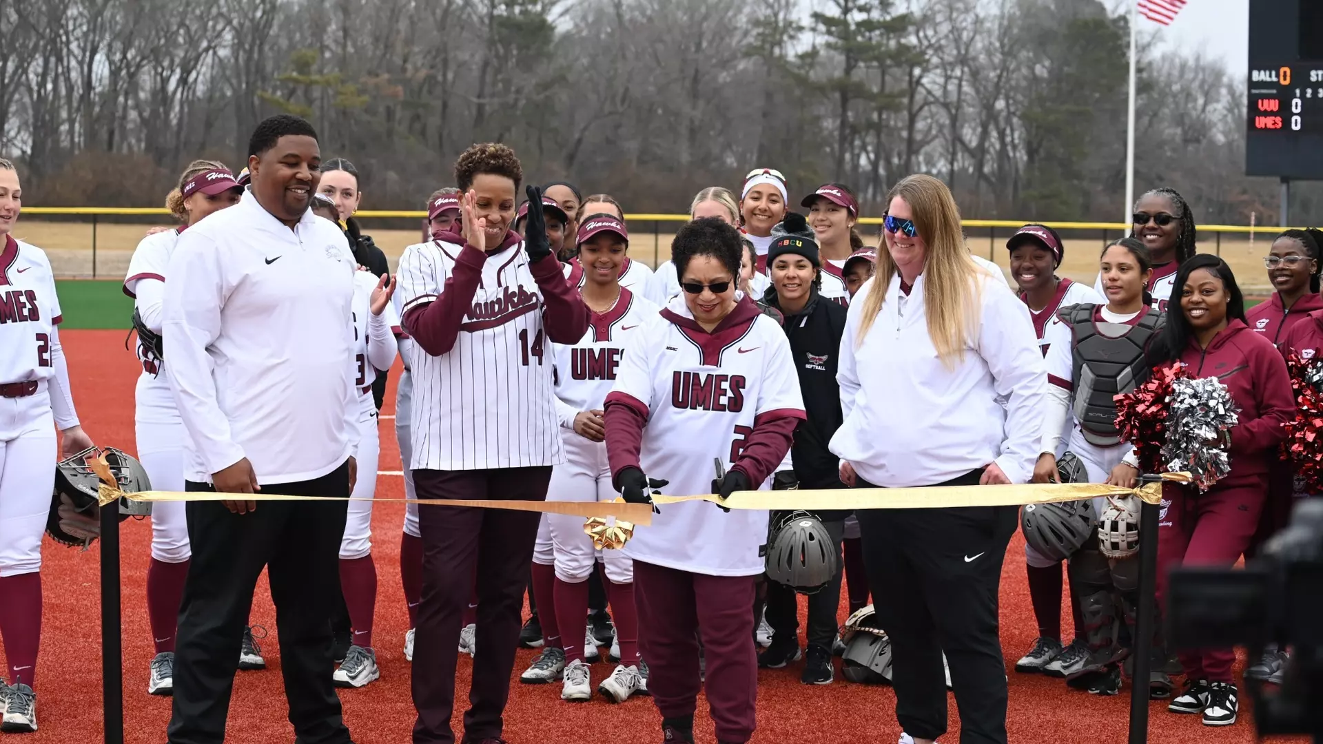 Hawks Christen New Softball Complex with Twin Victory Over Virginia Union